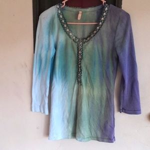 meko 3/4 length sleeve shirt